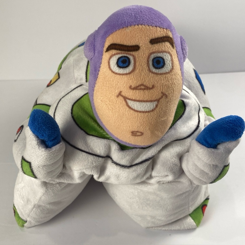 Buzz Lightyear Pillow Pet Pal 17x12 Toy Story Discontinued Very Good Condition - Picture 2 of 7